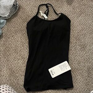 lululemon athletica Black Halter Tank Top